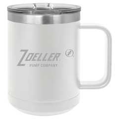Polar Camel 15 oz. White Vacuum Insulated Mug with Slider Lid